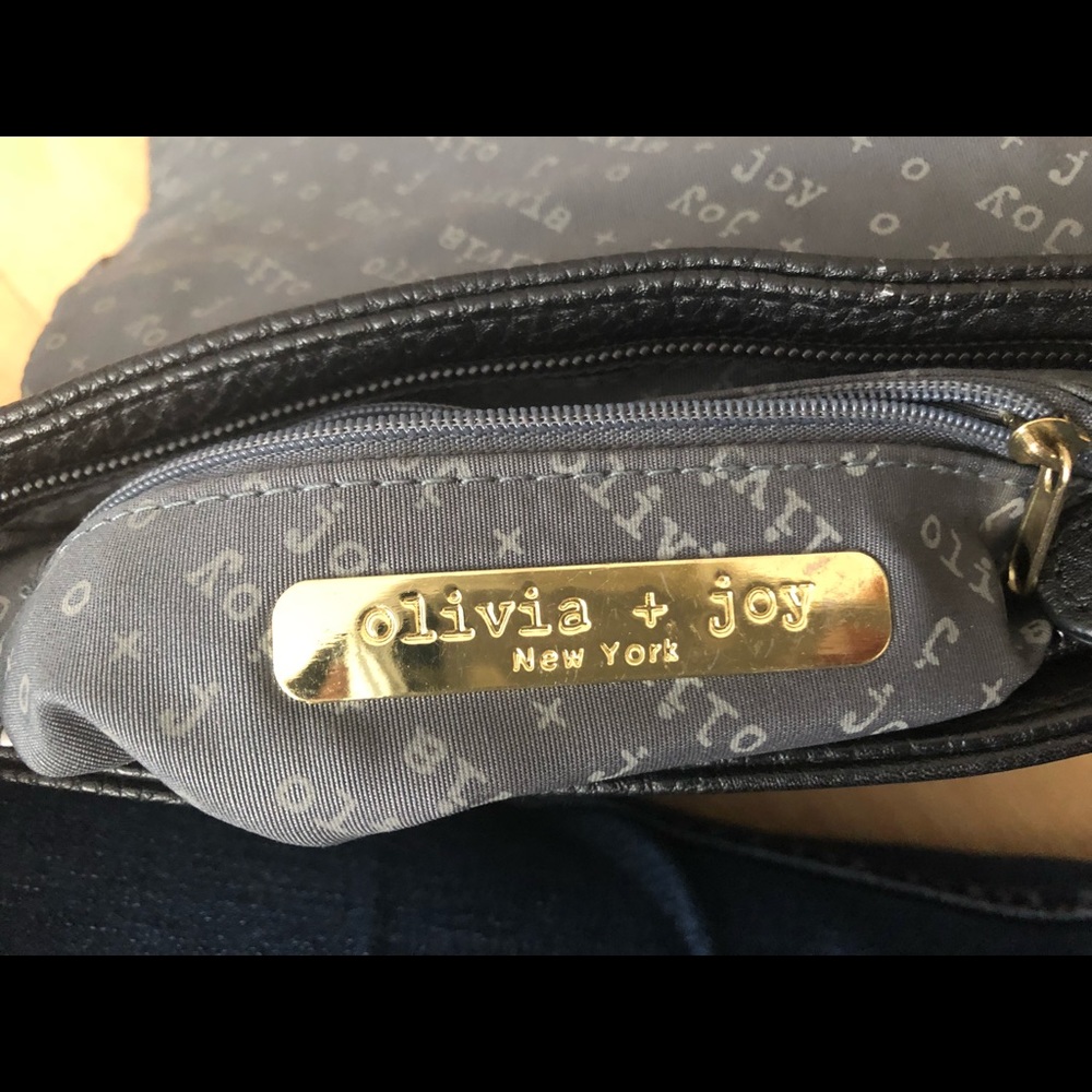Black and gold cross body bag - Picture 2 of 2